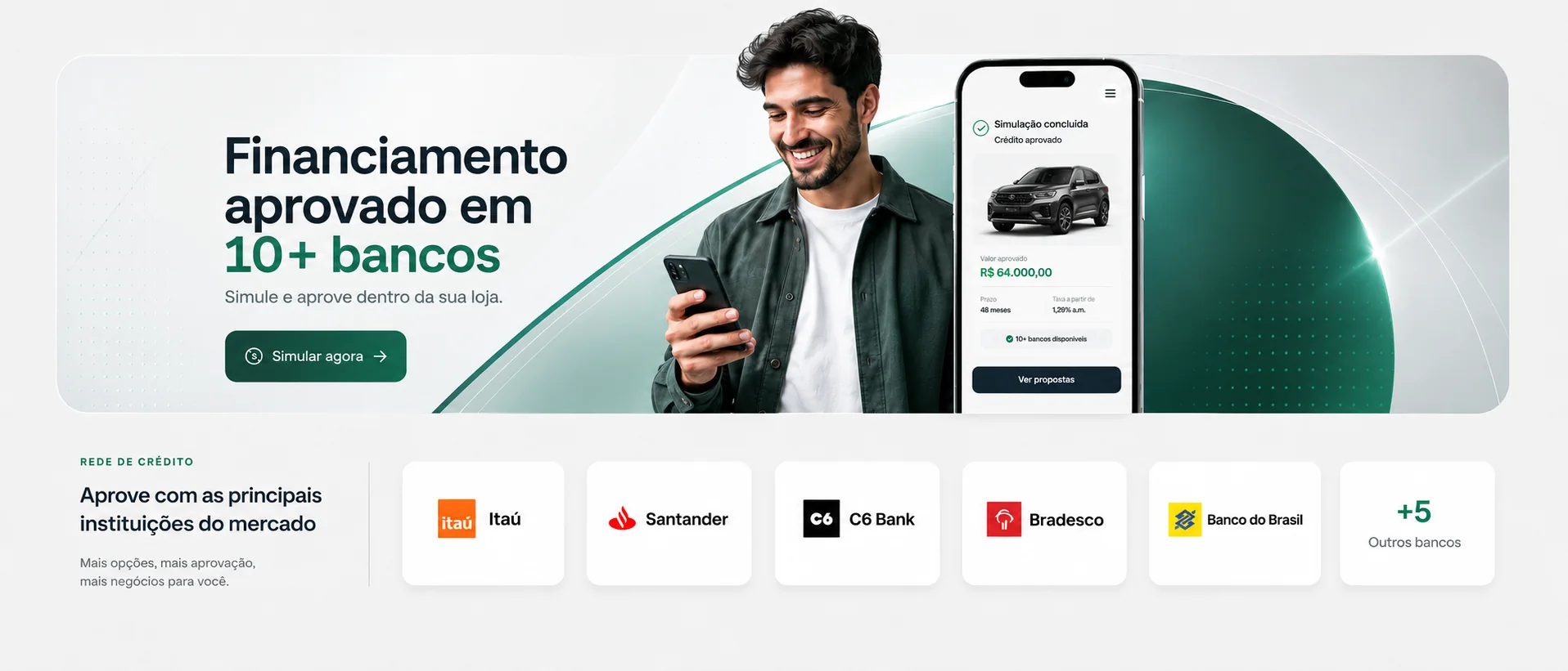 Financiamentos KAVO: simule e aprove seu financiamento em mais de 10 bancos.
